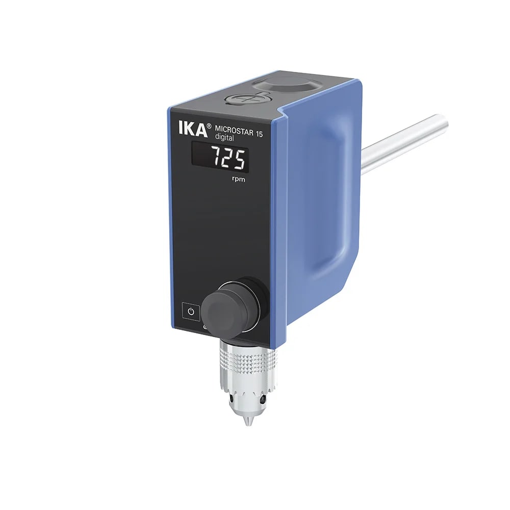 Microstar 15 digital, электронная верхнеприводная мешалка / Microstar 15 digital electronic overhead stirrer