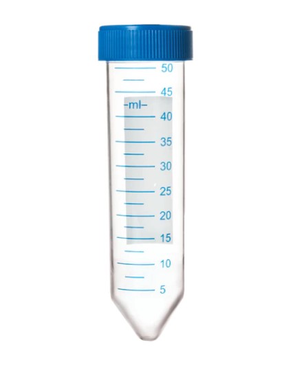Центрифужная пробирка 50 мл, коническая, полипропилен, прозрачная