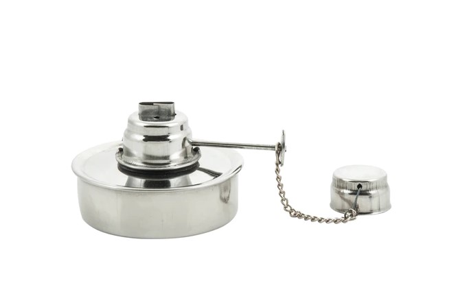 Спиртовка – из нержавеющей стали, 80 мл / Spirit Lamp - Stainless steel Sheet, cap. 80 ml