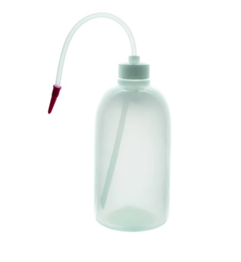 Промывалка (LDPE) Premium, узкое горло, цветной колпачок, 500 мл / Wash Bottles (LDPE) Premium, narrow neck, colored top, 500 ml