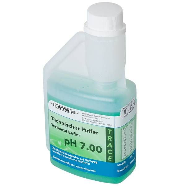 Технический буферный раствор pH = 7,00, 1 флакон по 250 мл                      Technical buffer solution pH = 7.00, 1 bottle with 250 ml: pH 7.00